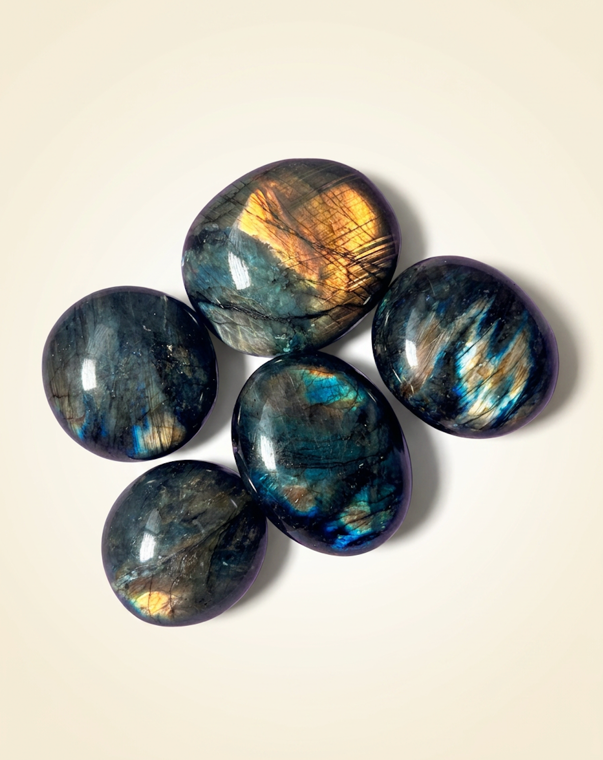 Labradorite Palm Stones