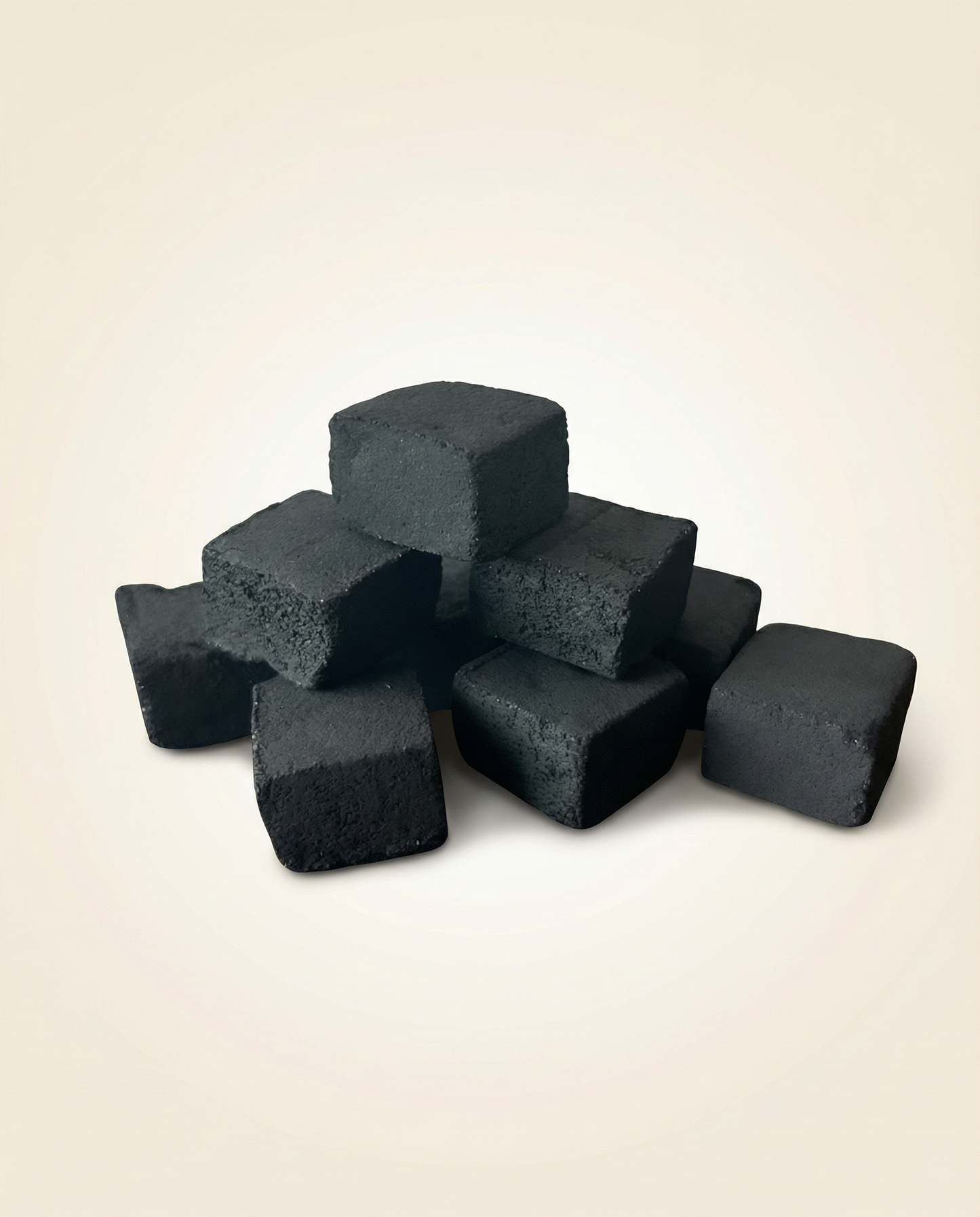 Coconut shell charcoal discs