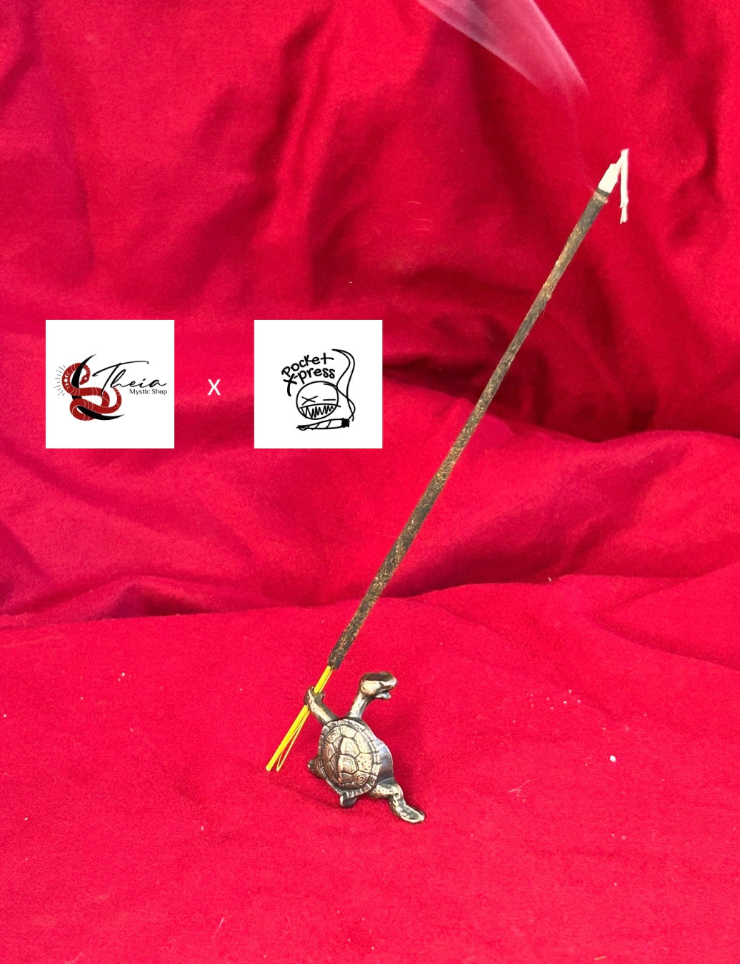 Metal Turtle Incense Holder