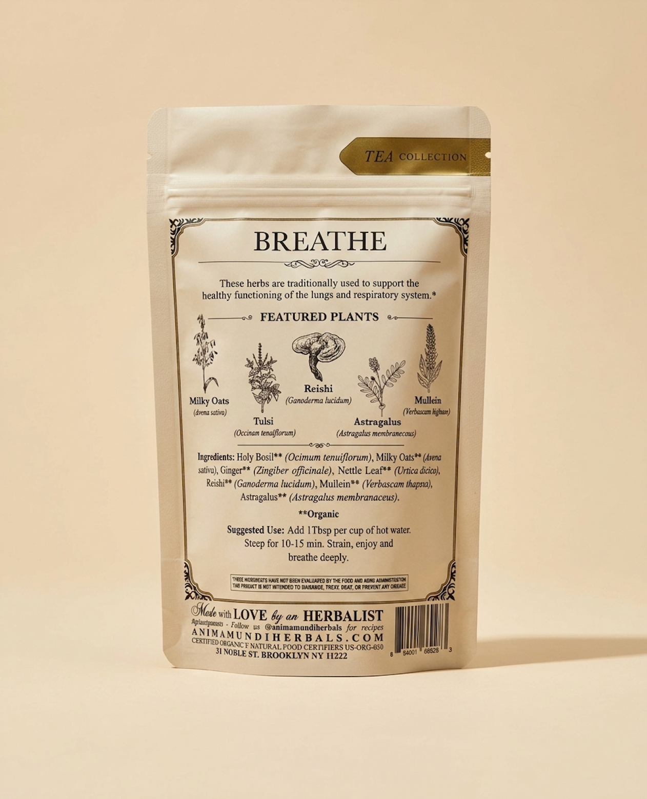 BREATHE Tea | Anima Mundi | Organic