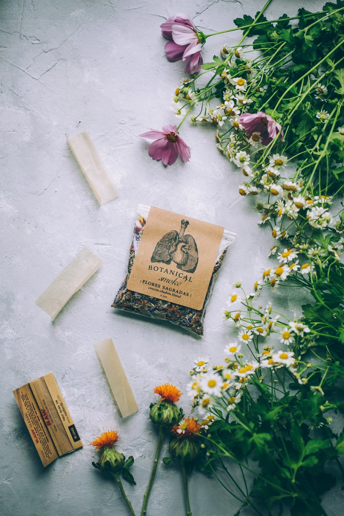 FLORES SAGRADAS Botanical Smoke Crown Chakra | Anima Mundi | Organic | Wildcrafted