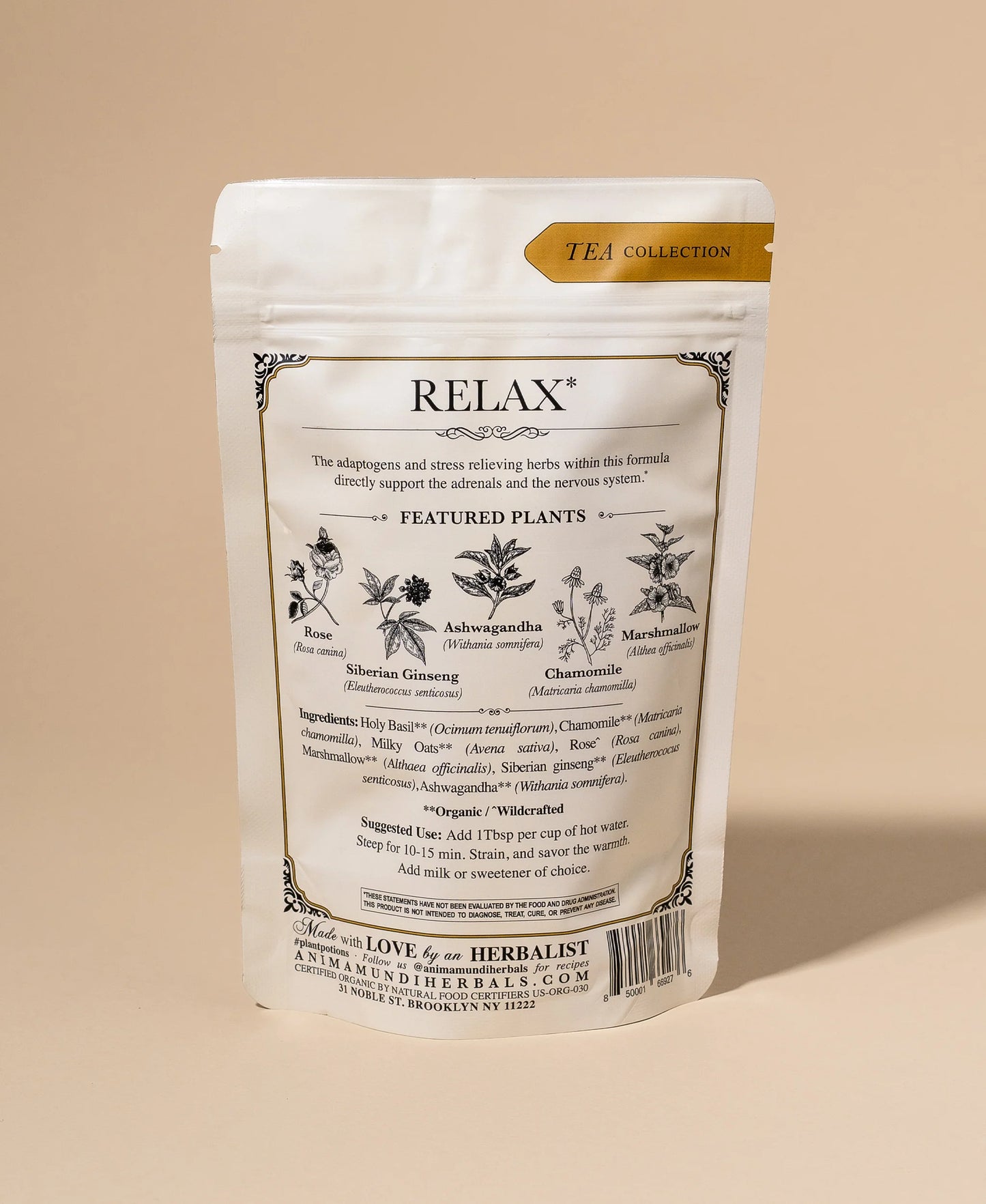 CALM Tea | Anima Mundi | Organic | Wildcrafted