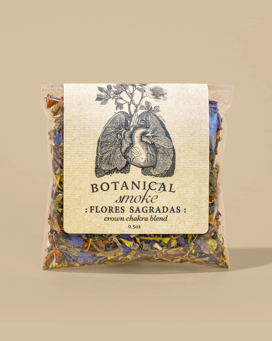 FLORES SAGRADAS Botanical Smoke Crown Chakra | Anima Mundi | Organic | Wildcrafted