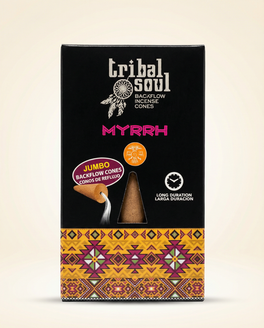 Tribal Soul myrrh backflow incense cones