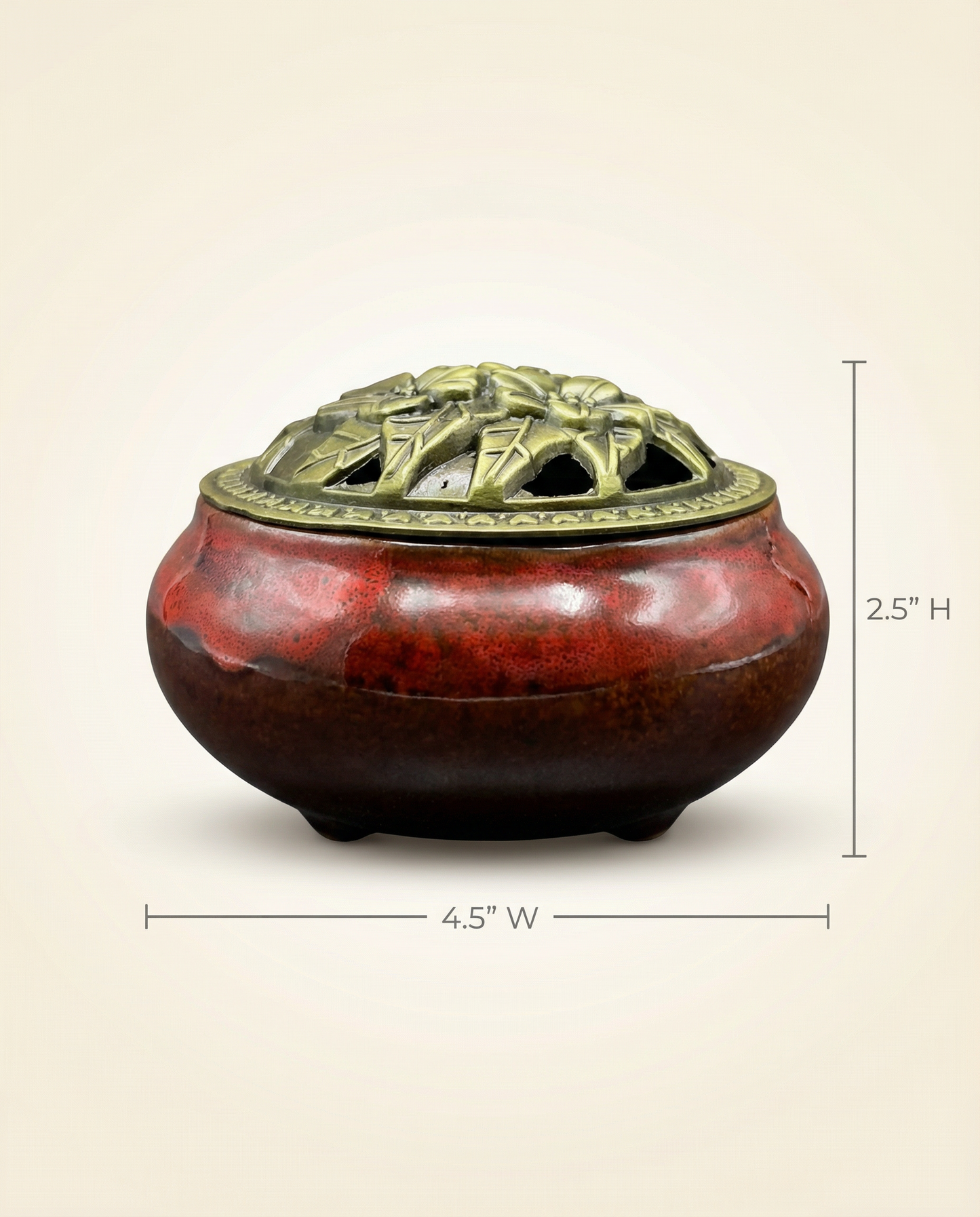 Sagrada Madre Round Incense Bowl