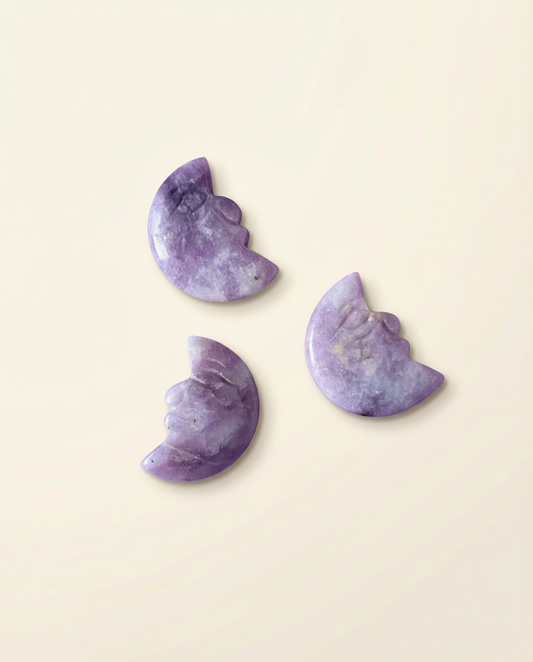 Lepidolite Moons