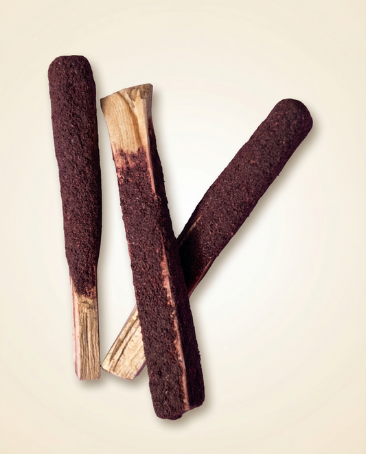 Palo santo sticks dipped in dragon's blood