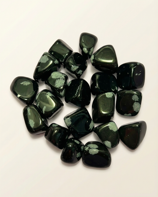 Snowflake Obsidian Tumbled