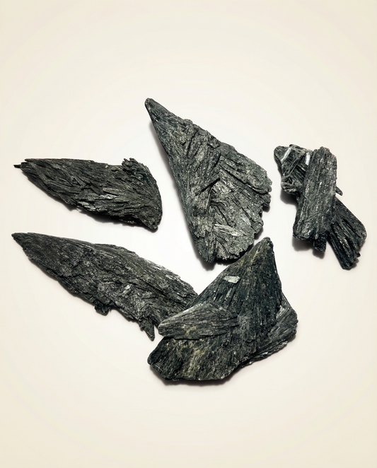 Raw kyanite blade specimen