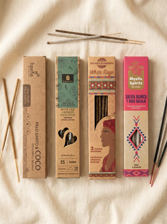 Best-Seller Incense Box — Ispalla, Sonavi, Sacred Elements and Mystic Spirit incense